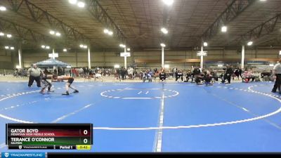 95 lbs Cons. Semi - Gator Boyd, Mountain View Middle School vs Terance O`Connor, Salmon