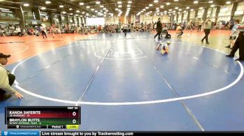 68 lbs Rd# 7- 10:45am Saturday Final Pool - Braylon Butts, NCWAY National Team vs Kanoa Saferite, VA Hammers