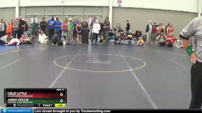 92 lbs Champ. Round 1 - Cruz Little, Legend Wrestling Club vs Aiden Hollis, Virginia Team Predator