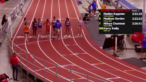 Women's 800m, Finals 3