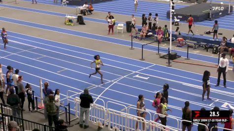 Youth Girls' 200m, Prelims - Age 17-18