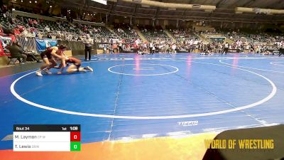 115 lbs Round Of 32 - Maddox Laymon, CP Wrestling vs Teagan Lewis, Grindhouse