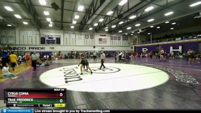 165 lbs Semifinal - Cyrus Comia, Tahoma 1 vs Trae Frederick, Newberg