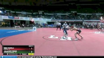 126 lbs Semis & 1st Wrestleback (8 Team) - Draegen Orine, Wyoming Seminary vs Ben Fanelli, Easton