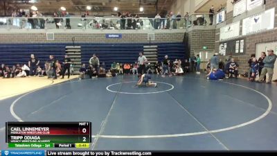 54/58 Cons. Round 1 - Cael Linnemeyer, Middleton Wrestling Club vs Tripp Odiaga, Legacy Wrestling Academy