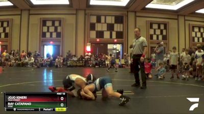 82 lbs Quarterfinal - Ray Catapano, VHW vs JoJo Igneri, Yale Street