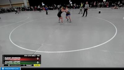 190 lbs Cons. Round 1 - Juliana LeFort, Best Trained Wrestling vs Aleah Johnson, Female Elite Wrestling