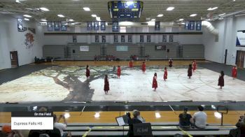 Cypress Falls HS at 2021 TCGC Color Guard Area Finale - North