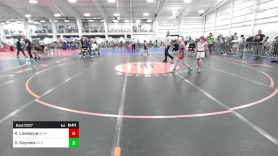 72 lbs Consi Of 8 #2 - Kooper Levesque, None vs David Szymko, Southside WC