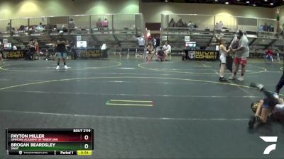 60 lbs Cons. Round 3 - Brogan Beardsley, SWAT vs Payton Miller, Simmons Academy Of Wrestling