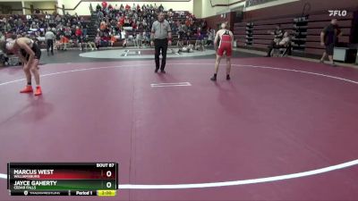 JV-5 lbs Semifinal - Marcus West, Williamsburg vs Jayce Gaherty, Cedar Falls