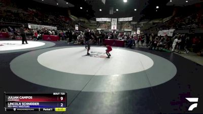 67 lbs Cons. Round 2 - Timur Nurahunov, Community Youth Center - Concord Campus Wrestling vs Braden Dugan, California