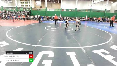 131 lbs Round Of 16 - Vincent Tripaldi, Iona Prep vs Jacob Hanlon, Averill Park