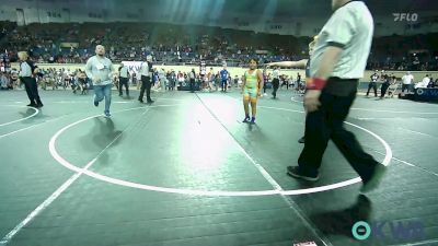 110 lbs Round Of 16 - Cashe Bryant, Norman Grappling Club vs Ayden Snyder, Hennessey Takedown Club