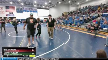 92 lbs 1st Place Match - Cal Stephens, Glenrock Wrestling Club vs Austin Mueller, Natrona Colts Wrestling Club