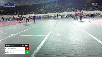 100 lbs Quarterfinal - Iris Cisneros, Skiatook Bulldog Wrestling vs Autumn Belvin, Shelton Wrestling Academy