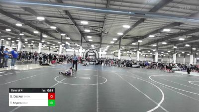 54 lbs Consi Of 4 - Steele Decker, Show Low vs Taige Myers, Dove Creek WC