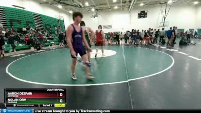 182 lbs Quarterfinal - Aaron Despain, Kemmerer vs Nolan Orm, Pinedale