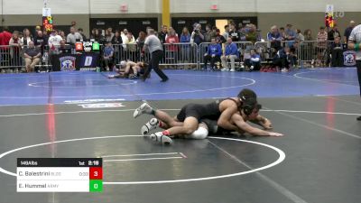 149A lbs Rr Rnd 2 - Cade Balestrini, Bloomsburg vs Eddie Hummel, Army