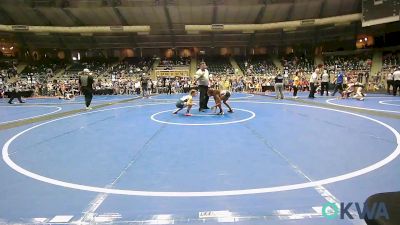 91 lbs Consolation - Vanity Brown, Deer Creek Wrestling Club vs Sicilie Lomeli, Shawnee Takedown Club