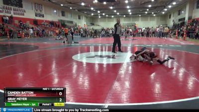 60 lbs 1st Place Match - Gray Meyer, MN Elite vs Camden Batton, Summit Wrestling Academy