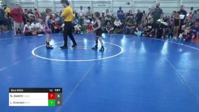 60 lbs Pools - Noah DeWitt, Lunatics vs Lucas Everson, 84 Athletes (VA)