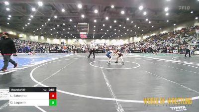 58 lbs Round Of 32 - Landon Eaton, Pacific Edge Wrestling vs Dylan Logue, Turks Head