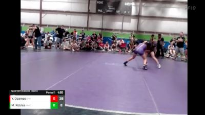 106 lbs Quarterfinals (8 Team) - Ysabelle Ocampo, Beast Mode vs Miranda Robles, Mayhem WC Black