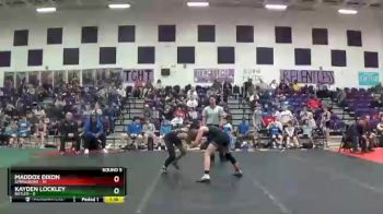116 lbs Round 5 (6 Team) - Maddox Dixon, Springboro vs Kayden Lockley, Butler