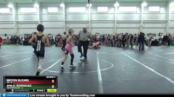 80 lbs Round 3 (8 Team) - Brycen Buzard, 4M vs Emilio Rodriguez, Neighborhood