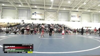 188 lbs 3rd Place Match - Kaiden Sears, Whitney Point Youth Wrestling Club vs Jason Burns, NWAA