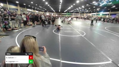 66 lbs Semifinal - Dominic Galvan, Elk Grove Wr Acd vs Noah Lagman, Savage House WC