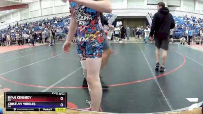 120 lbs Cons. Round 3 - Ryan Kennedy, OH vs Cristian Mireles, OH