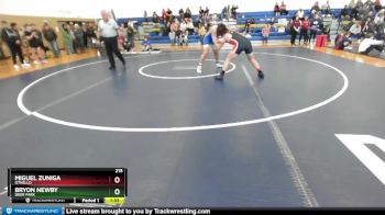 215 lbs Quarterfinal - Bryon Newby, Deer Park vs Miguel Zuniga, Othello