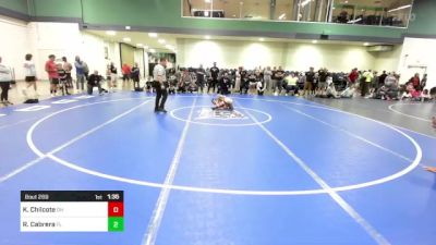 65 lbs Quarterfinal - Kai Chilcote, OH vs Rodolfo Cabrera, FL