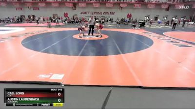 125 lbs Cons. Round 3 - Cael Long, Coe vs Austin Laudenbach, Augsburg