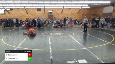 191 HSG Final - Brooke Johnson, Watsontown vs Aleesha Marshall, Endicott