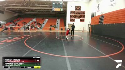 59-63 lbs 3rd Place Match - Kaysen Nyberg, Greybull Basin Athletic Club vs Rowdee Goolsbey, Powell Wrestling Club