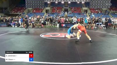 126 lbs Rnd Of 32 - Gavin Jendreas, Indiana vs Michael Olson, Minnesota