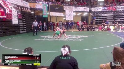 144 lbs Quarterfinal - Alex Wilkinson, Smith Center vs Duncan Bell, Hoxie