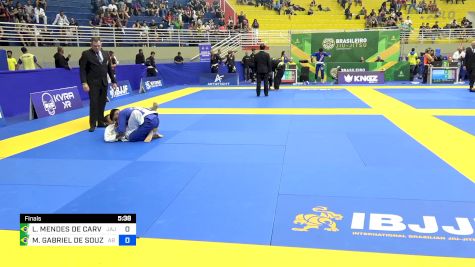 LUCAS MENDES DE CARVALHO vs MATHEUS GABRIEL DE SOUZA OLIVEIR 2024 Brasileiro Jiu-Jitsu IBJJF