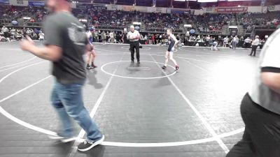 106 lbs Semifinal - Kaison Schreier, MoWest Championship Wrestling vs Tanner Sleichter, Trailhands