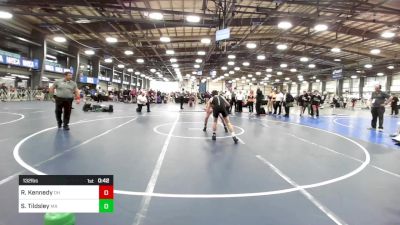 132 lbs Consi Of 4 - Ryan Kennedy, OH vs Sidney Tildsley, MA