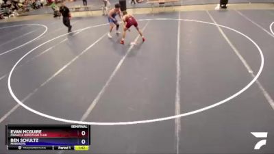 195 lbs Semifinal - Evan McGuire, Pinnacle Wrestling Club vs Ben Schultz, Minnesota