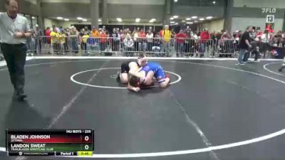 235 lbs Cons. Round 3 - Bladen Johnson, Ottawa vs Landon Sweat, Trailblazer Wrestling Club