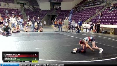 58 lbs Round 3 - Chaypin Nicklas, Yuma Wrestling Club vs Randen Rita, Bennett Wrestling Club