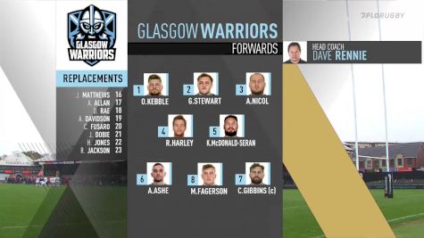 Glasgow Warriors vs Dragons - 2019 Guinness PRO14