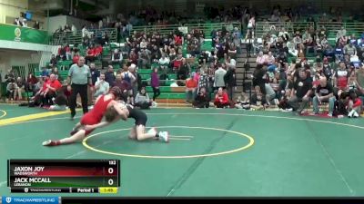 132 lbs Semifinal - Jaxon Joy, WADSWORTH vs Jack Mccall, LEBANON