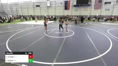 85 lbs Rr Rnd 4 - Jeremiah Zuniga, So Cal Grappling vs Israel Roybal, Pride WC