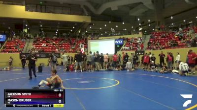 83 lbs Semifinal - Jackson Smith, OK vs Mason Bruber, NE